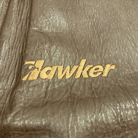 Vintage Perrone Aviation Apparel Leather A-2 Flight Bomber Jacket Size 44 - Picture 11 of 15